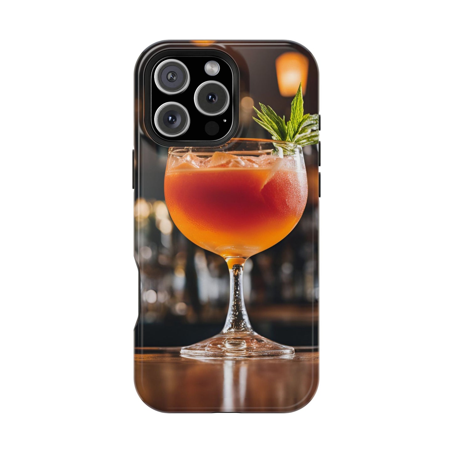 Cocktail-Themed iPhone Case, Perfect Gift for Mixology Lovers, Stylish Phone