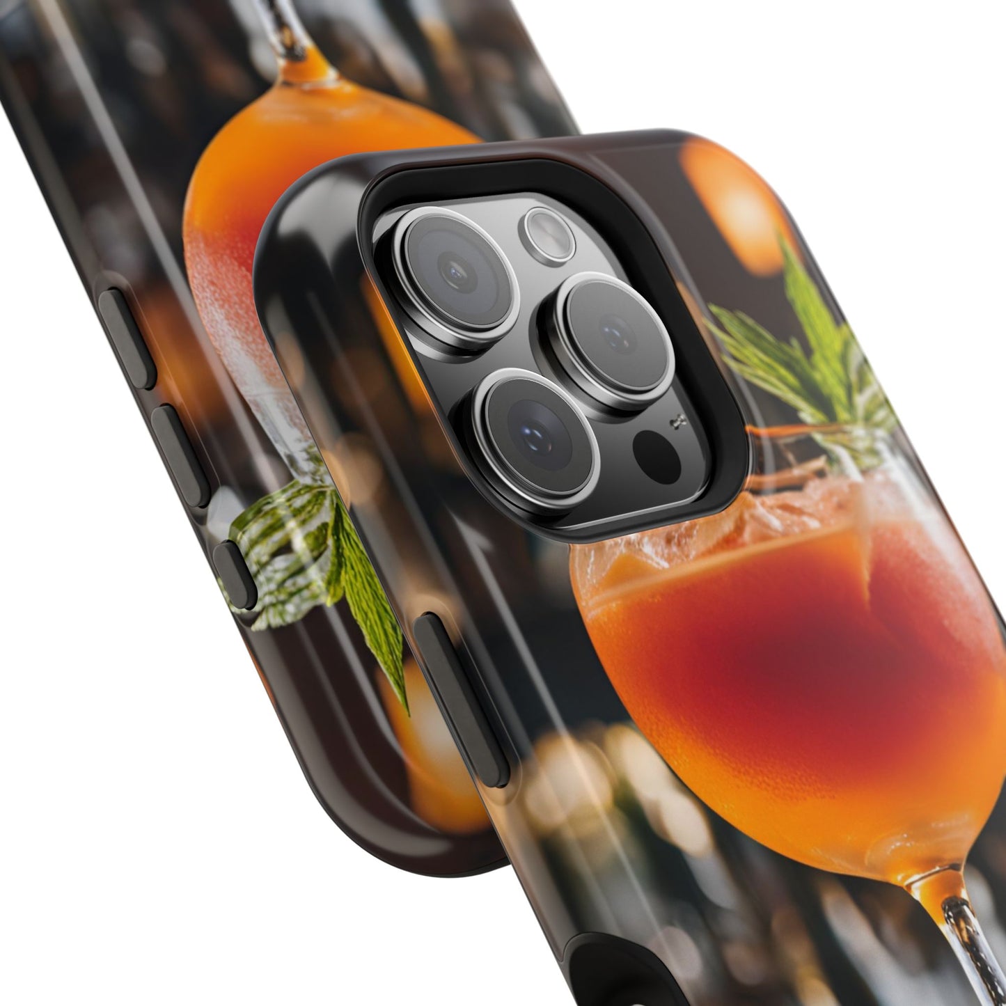 Cocktail-Themed iPhone Case, Perfect Gift for Mixology Lovers, Stylish Phone