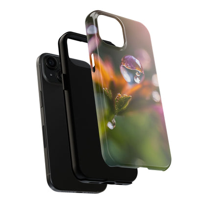 Nature-Inspired Tough Phone Case with Floral Design