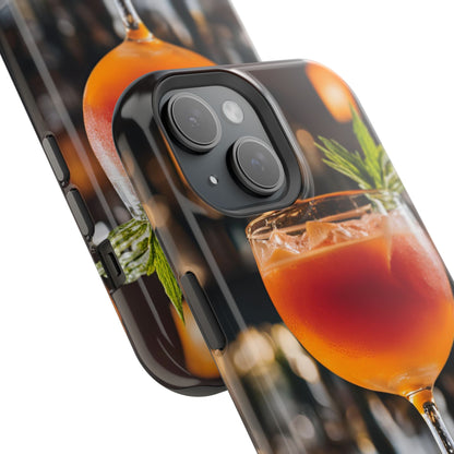 Cocktail-Themed iPhone Case, Perfect Gift for Mixology Lovers, Stylish Phone