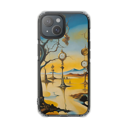 Surrealistic Clear Impact Phone Case - Dreamy Landscape Design