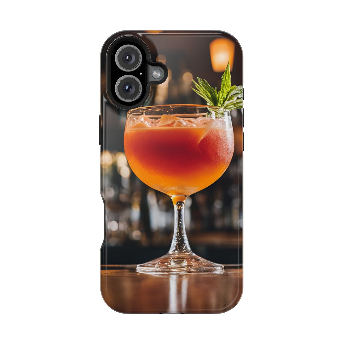 Cocktail-Themed iPhone Case, Perfect Gift for Mixology Lovers, Stylish Phone