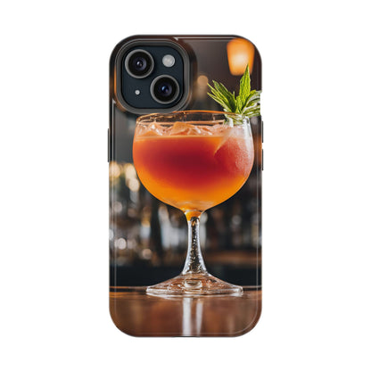 Cocktail-Themed iPhone Case, Perfect Gift for Mixology Lovers, Stylish Phone