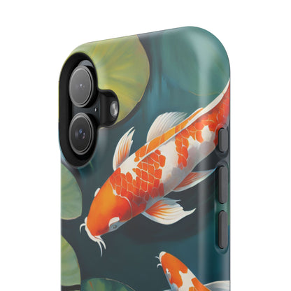 Phone Cases - Japan Fish in a Pond Design