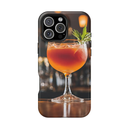 Cocktail-Themed iPhone Case, Perfect Gift for Mixology Lovers, Stylish Phone