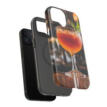 Cocktail-Themed iPhone Case, Perfect Gift for Mixology Lovers, Stylish Phone