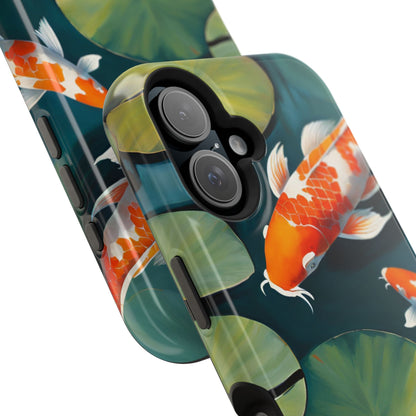 Phone Cases - Japan Fish in a Pond Design