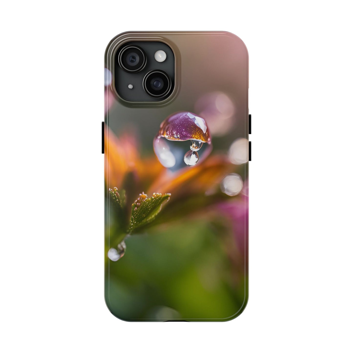 Nature-Inspired Tough Phone Case with Floral Design