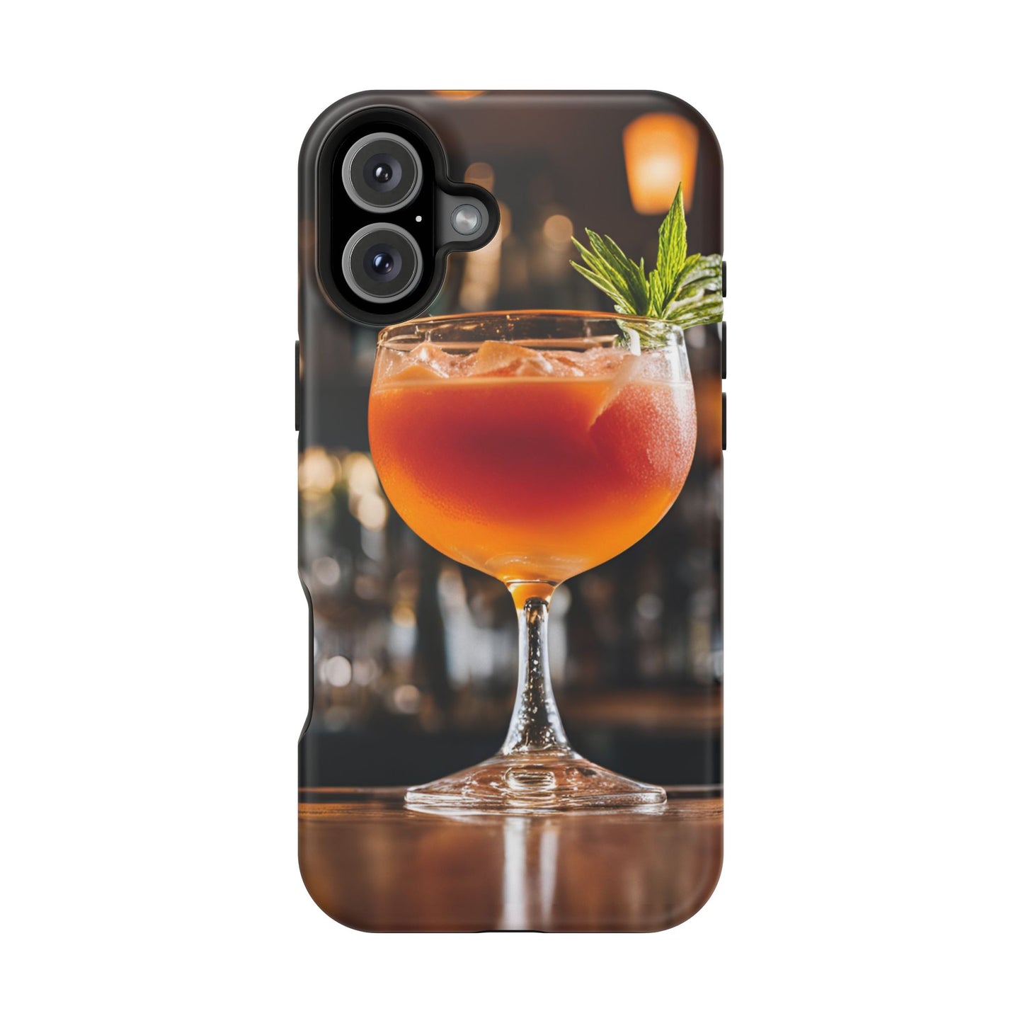 Cocktail-Themed iPhone Case, Perfect Gift for Mixology Lovers, Stylish Phone