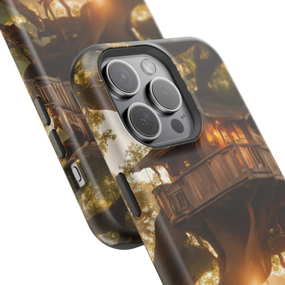 Magnetic Tough Case - Enchanted Treehouse Design for Nature Lovers