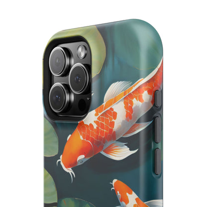 Phone Cases - Japan Fish in a Pond Design