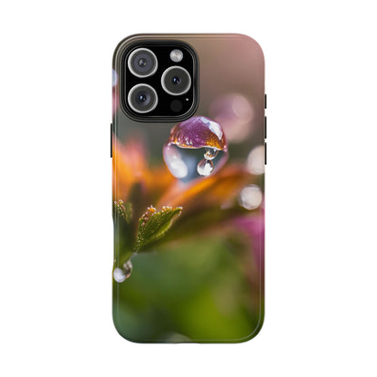 Nature-Inspired Tough Phone Case with Floral Design