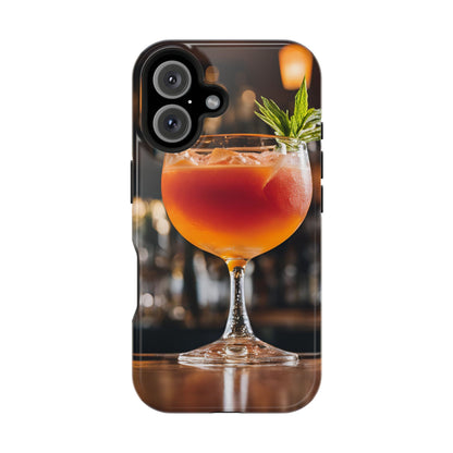 Cocktail-Themed iPhone Case, Perfect Gift for Mixology Lovers, Stylish Phone