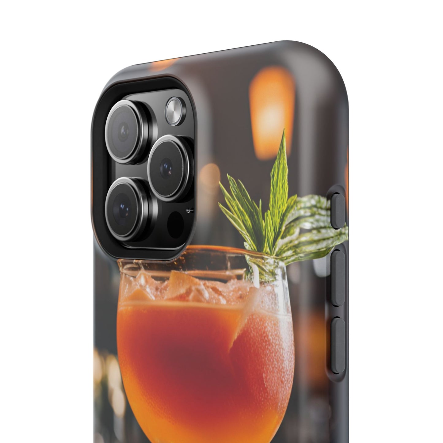 Cocktail-Themed iPhone Case, Perfect Gift for Mixology Lovers, Stylish Phone