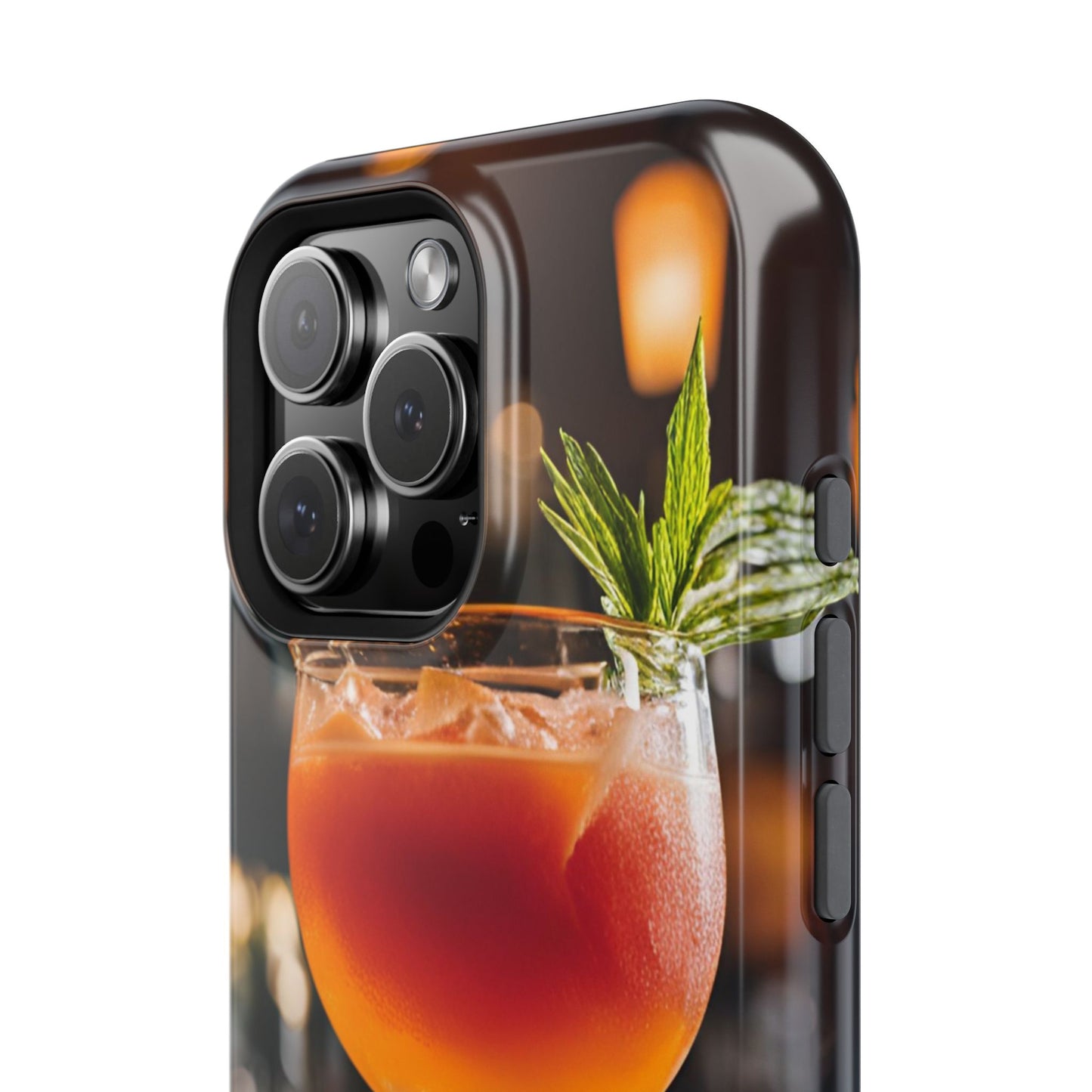 Cocktail-Themed iPhone Case, Perfect Gift for Mixology Lovers, Stylish Phone