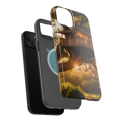 Magnetic Tough Case - Enchanted Treehouse Design for Nature Lovers