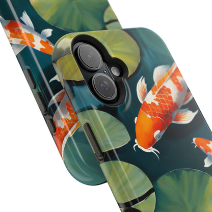 Phone Cases - Japan Fish in a Pond Design