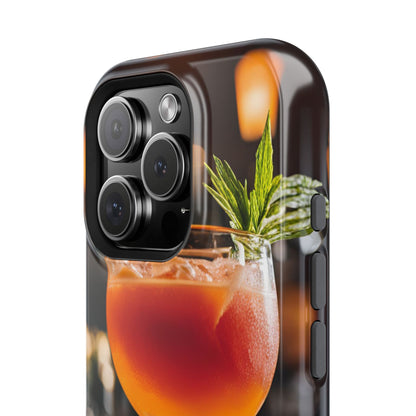 Cocktail-Themed iPhone Case, Perfect Gift for Mixology Lovers, Stylish Phone