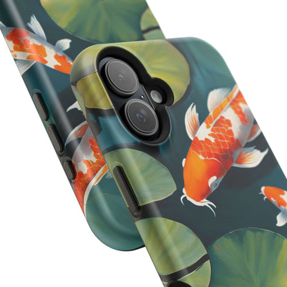 Phone Cases - Japan Fish in a Pond Design