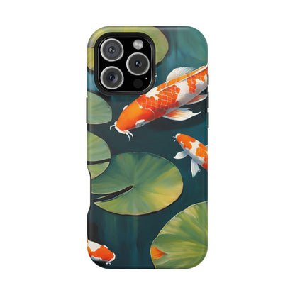 Phone Cases - Japan Fish in a Pond Design