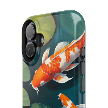 Phone Cases - Japan Fish in a Pond Design