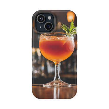 Cocktail-Themed iPhone Case, Perfect Gift for Mixology Lovers, Stylish Phone