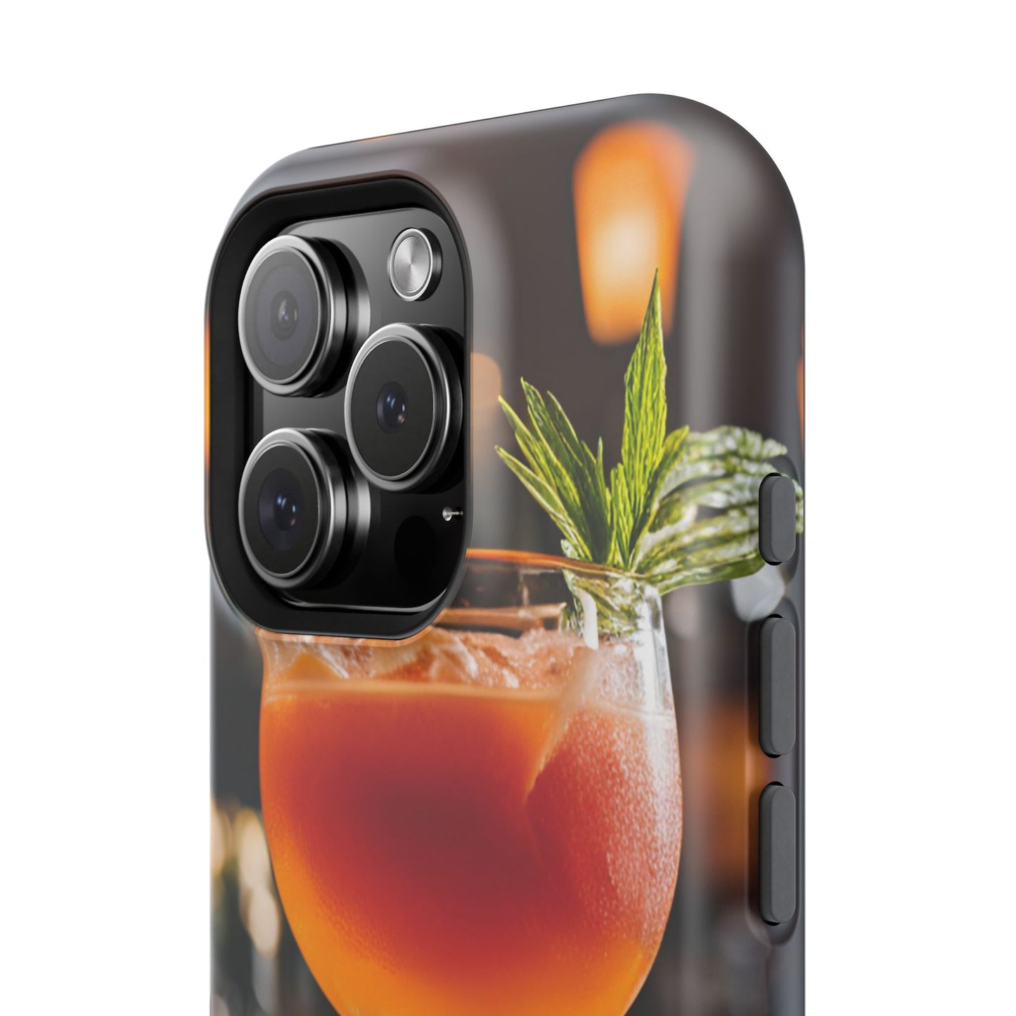 Cocktail-Themed iPhone Case, Perfect Gift for Mixology Lovers, Stylish Phone