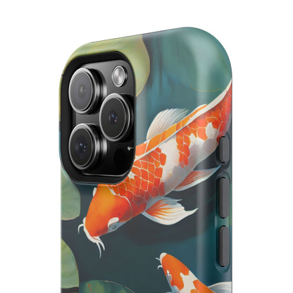 Phone Cases - Japan Fish in a Pond Design