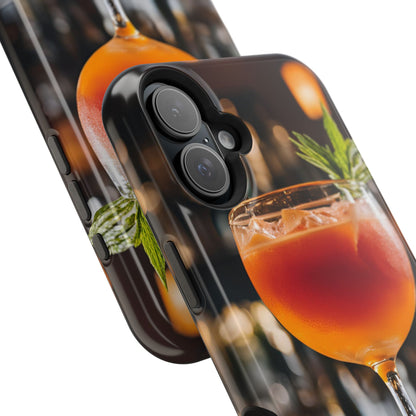 Cocktail-Themed iPhone Case, Perfect Gift for Mixology Lovers, Stylish Phone