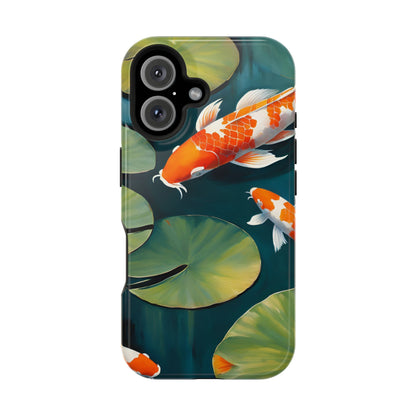 Phone Cases - Japan Fish in a Pond Design