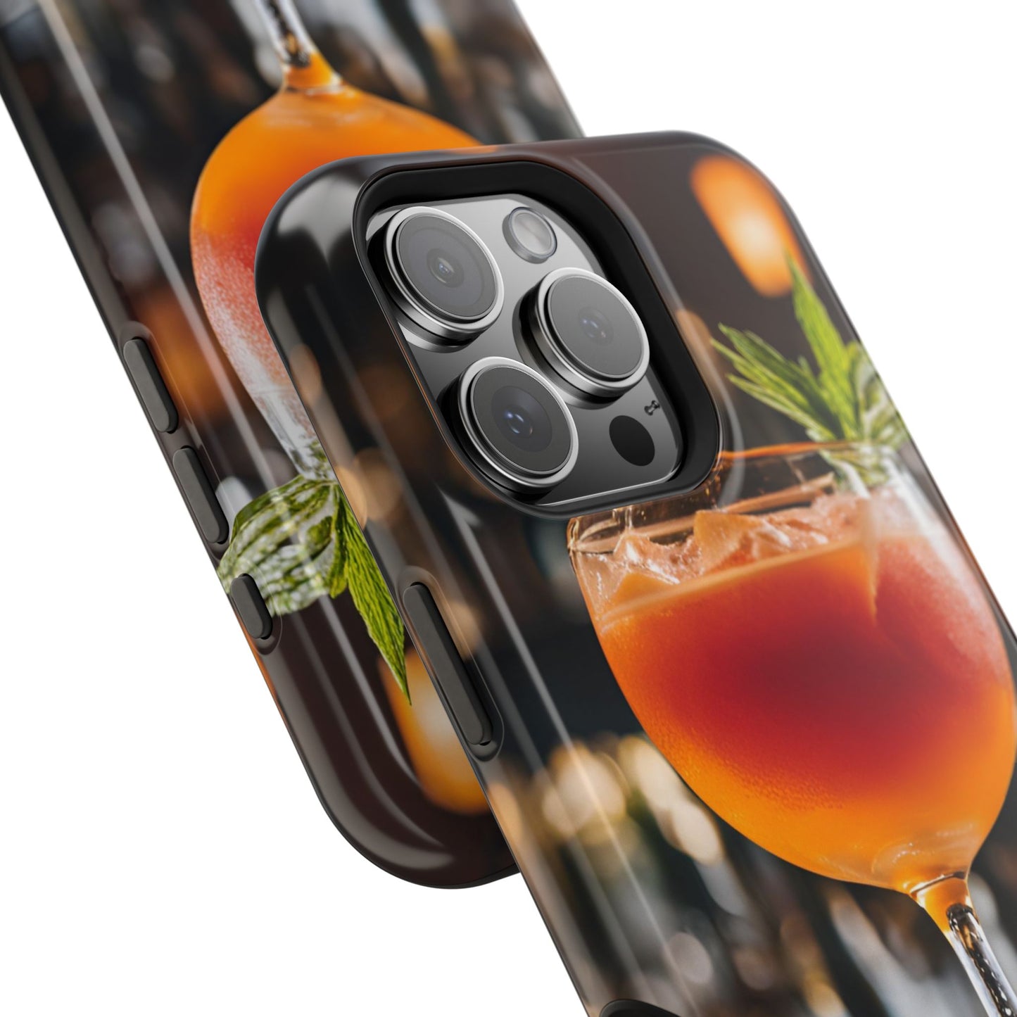 Cocktail-Themed iPhone Case, Perfect Gift for Mixology Lovers, Stylish Phone