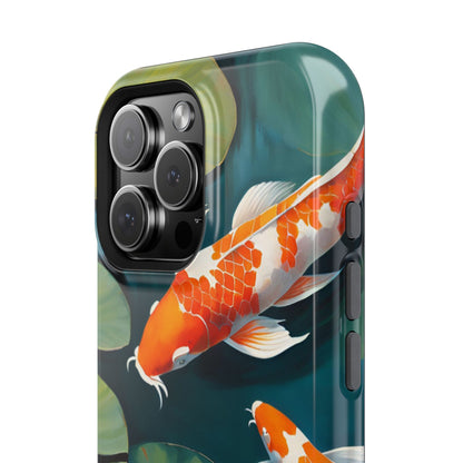 Phone Cases - Japan Fish in a Pond Design