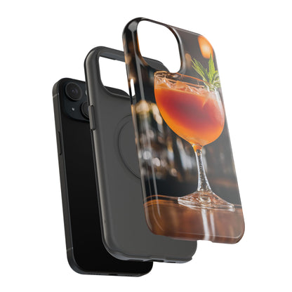 Cocktail-Themed iPhone Case, Perfect Gift for Mixology Lovers, Stylish Phone